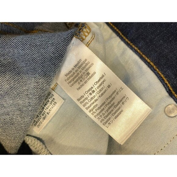 J. Crew 9" Mid-rise Toothpick Jean Classic Rinse Dark Wash Skinny Leg Size 33 - Picture 8 of 9